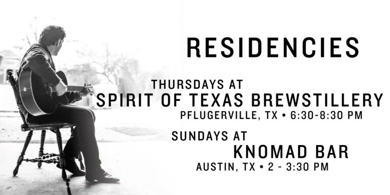 Residencies at Knomad and Spirit of Texas Brewstillery
